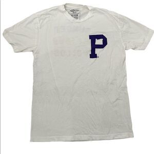 Portland gear tee shirt short sleeves mens white and blue size medium